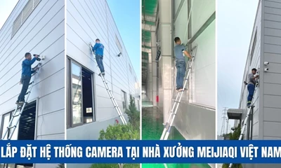 Thi Công Hệ Thống Camera Nhà Xưởng MEIJIAQI Tại KCN An Dương Hải Phòng